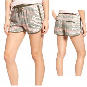Worn ONCE Blank NYC Tie Dye Drawstring Shorts